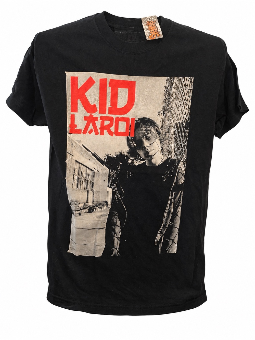 Spencer's Black Tee with Red Kid Laroi Graphic